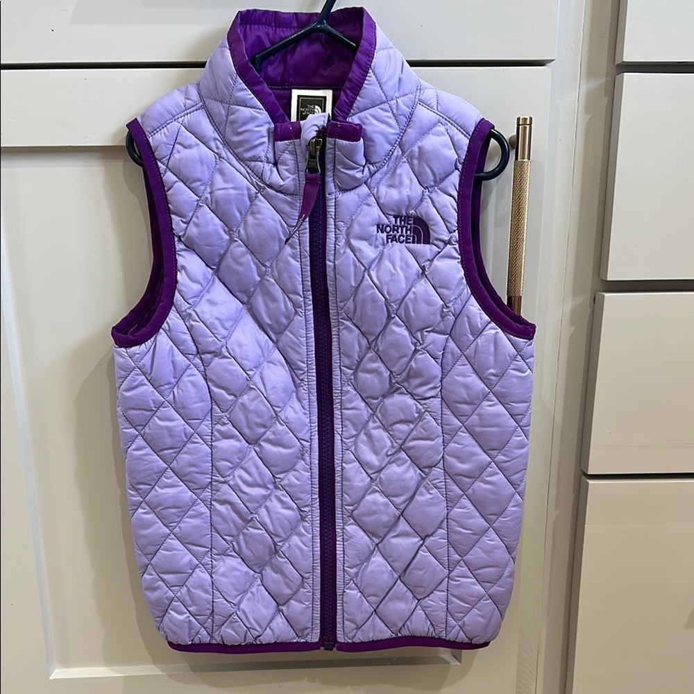 The North Face Purple Quilted Vest
